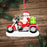 Skiing Santa Claus Christmas Ornament, Add a Name 61620 - WholesaleOrnaments