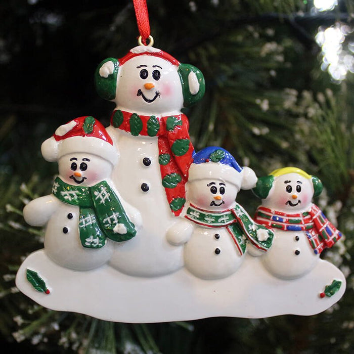 Snowman Of Family Christmas Ornament 61442 - WholesaleOrnaments