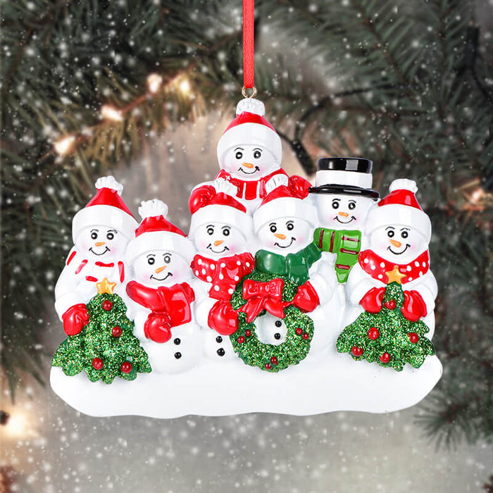 Snowman Of Family Christmas Ornament 61543 - WholesaleOrnaments
