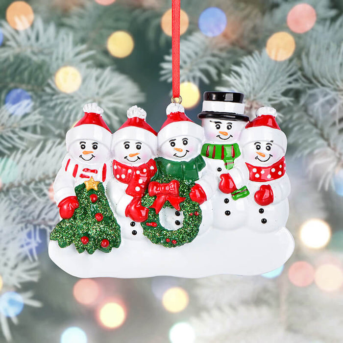 Snowman Of Family Christmas Ornament 61543 - WholesaleOrnaments