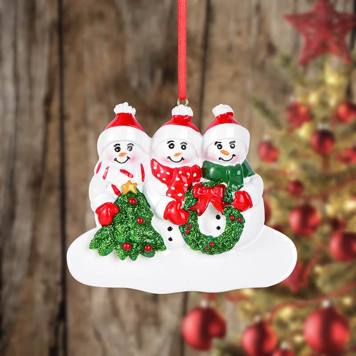 Snowman Of Family Christmas Ornament 61543 - WholesaleOrnaments