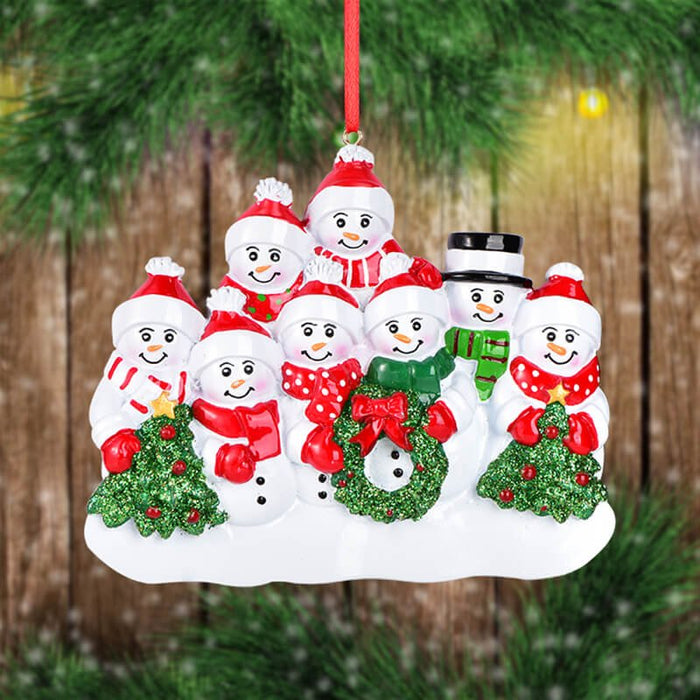Snowman Of Family Christmas Ornament 61543 - WholesaleOrnaments