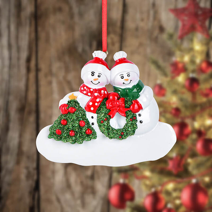 Snowman Of Family Christmas Ornament 61543 - WholesaleOrnaments