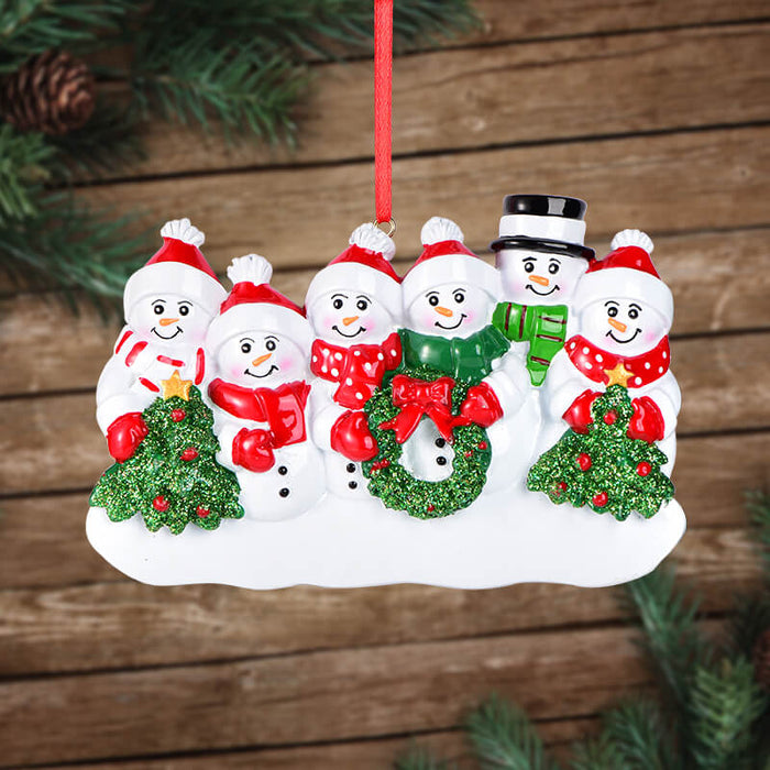 Snowman Of Family Christmas Ornament 61543 - WholesaleOrnaments