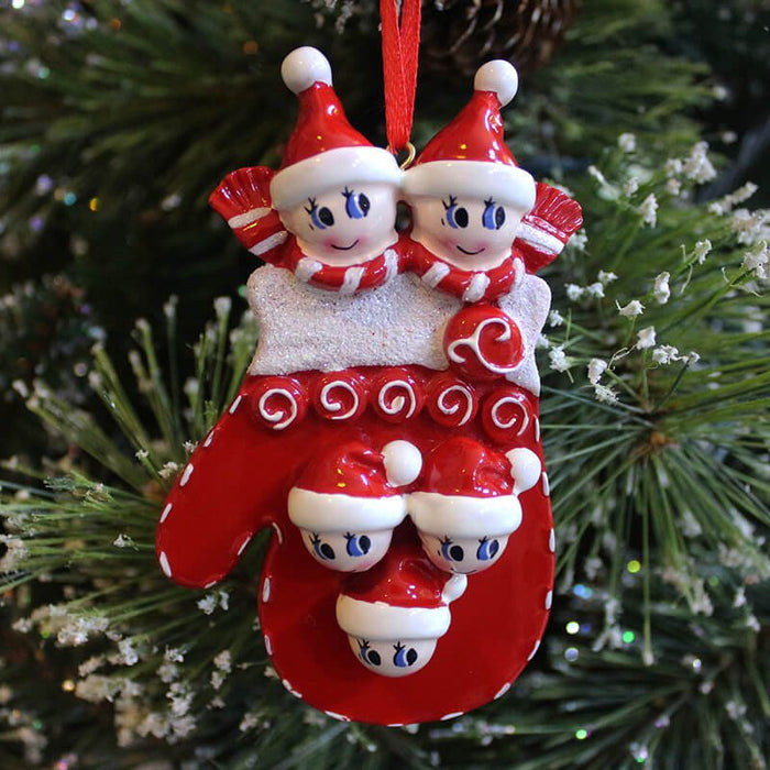 Sock Family Christmas Ornament 61426 - WholesaleOrnaments