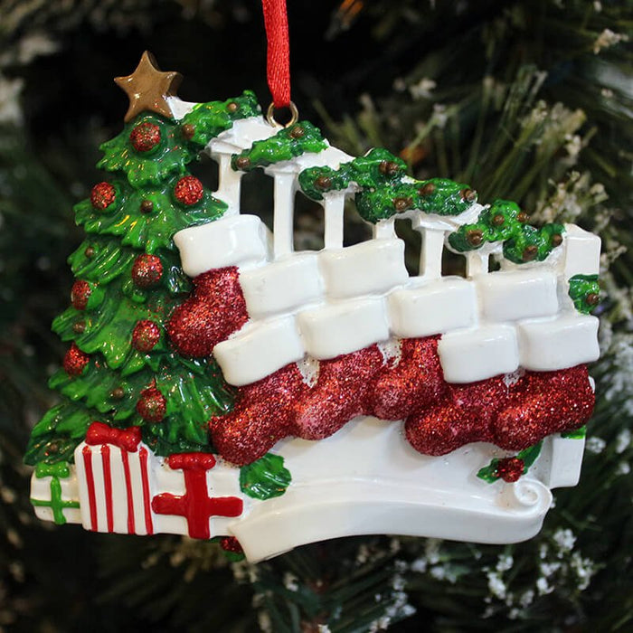 Sock Of Family Christmas Ornament 61421 - WholesaleOrnaments