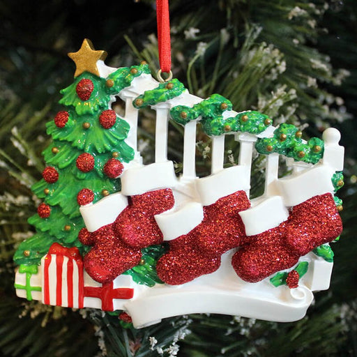 Sock Of Family Christmas Ornament 61421 - WholesaleOrnaments